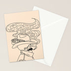 Love or Die Tryinâ - Cowhand Black & Cream Stationery Card Gallery Image 2