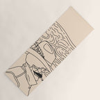 Love or Die Tryinâ - Cowhand Black & Cream Yoga Mat Gallery Image 1
