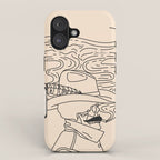 Love or Die Tryinâ - Cowhand Black & Cream iPhone Case Gallery Image 1