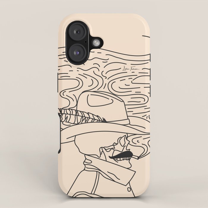 Love or Die Tryinâ - Cowhand Black & Cream iPhone Case Gallery Image 1