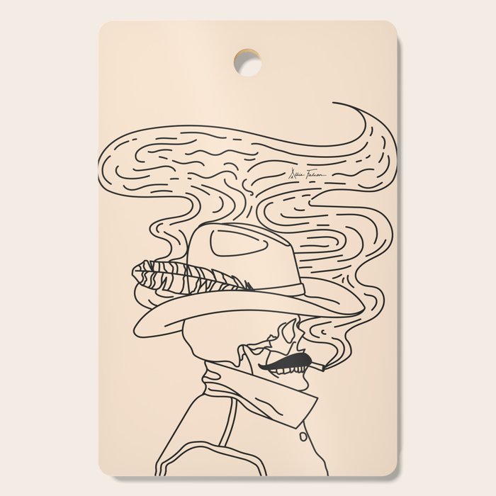 Love or Die Tryinâ - Cowhand Black & Cream Cutting Board Gallery Image 1