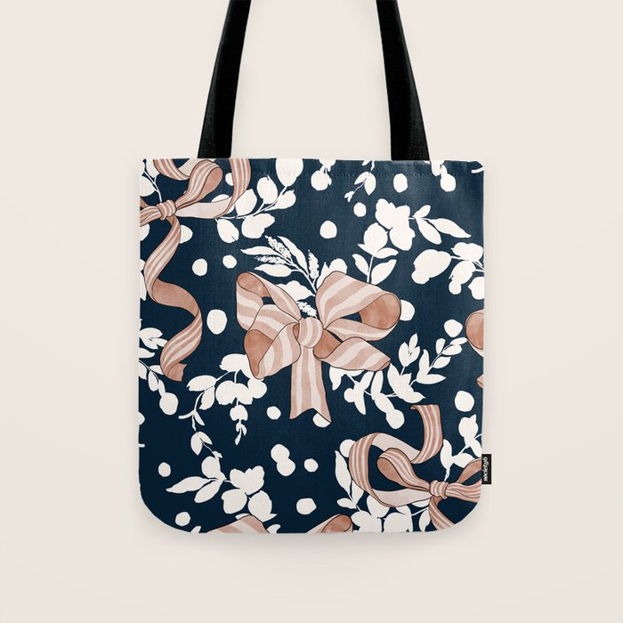 Whimsical Bows in Nature I Tote Bag Gallery Image 1