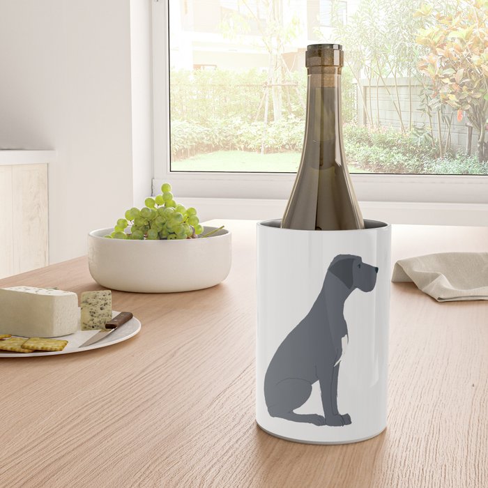 Great Dane Dog Illustration Wine Chiller Gallery Image 4