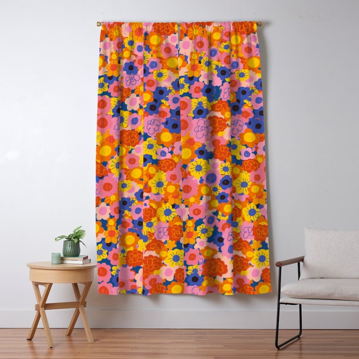 Floral explosion Window Curtain Gallery Image 5