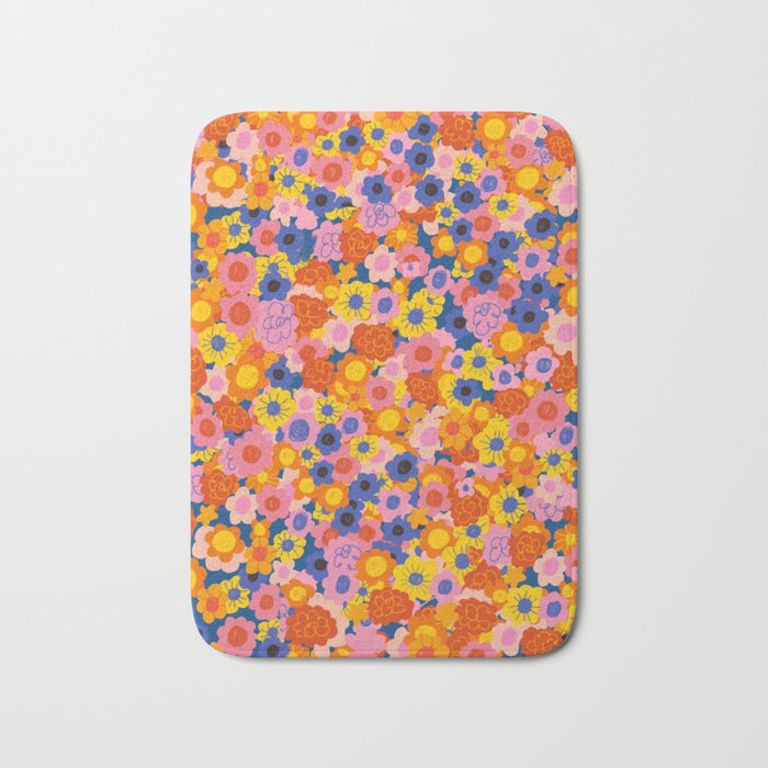 Floral explosion Bath Mat Gallery Image 1