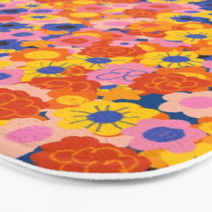 Floral explosion Bath Mat Gallery Image 3