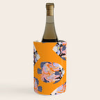 Colorful Tropical Fish and Abstract Ocean Art Wine Chiller Gallery Image 3