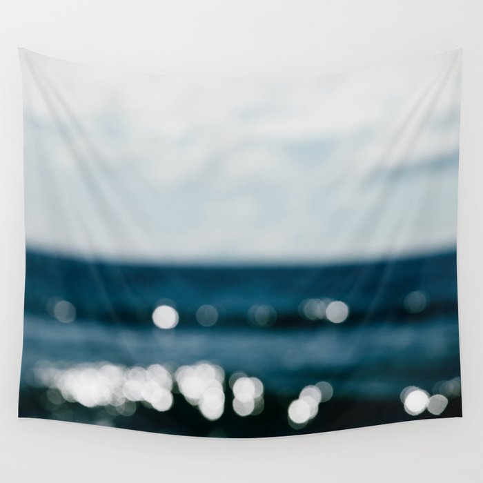 Ocean Glitter Wall Tapestry Gallery Image 1
