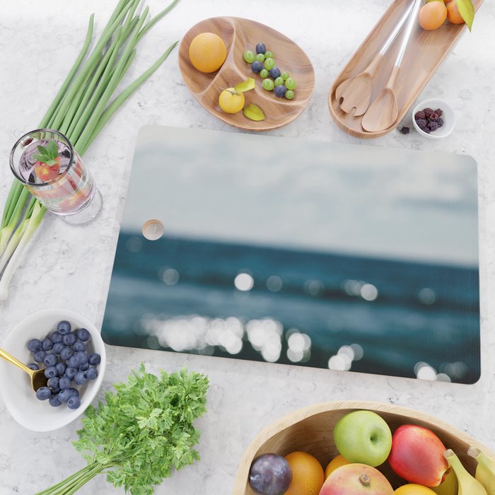 Ocean Glitter Cutting Board Gallery Image 2