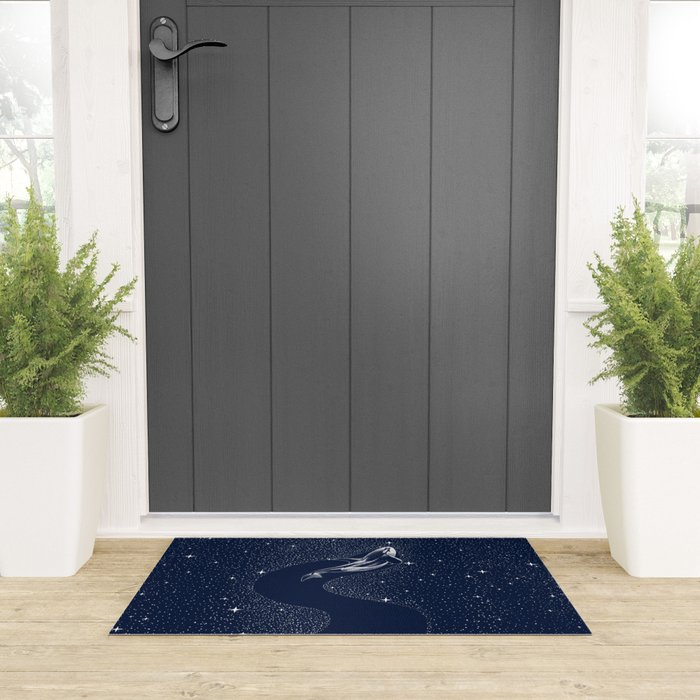 starry orca Welcome Mat Gallery Image 3