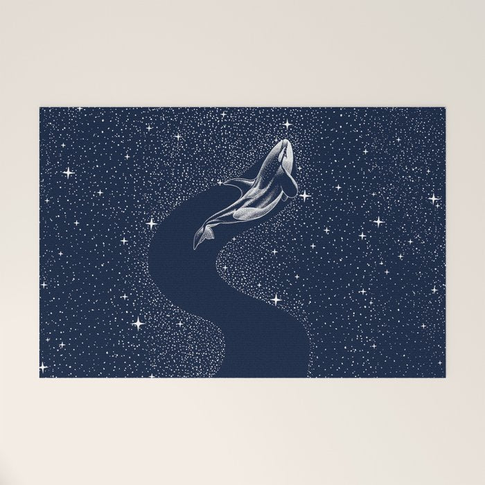 starry orca Welcome Mat Gallery Image 1