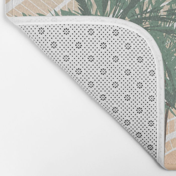 Palm Trees in Valencia, Spain Bath Mat Gallery Image 2