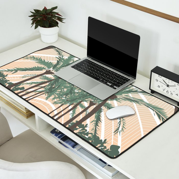 Palm Trees in Valencia, Spain Desk Mat Gallery Image 2