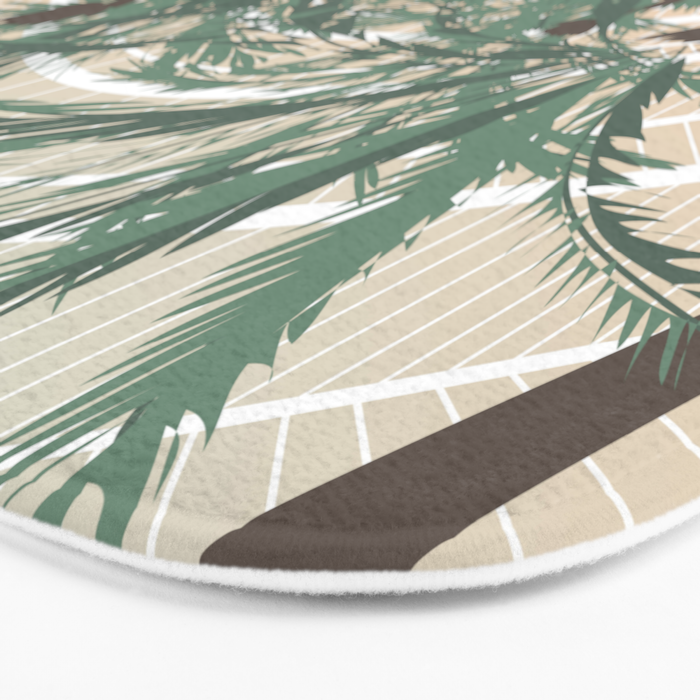 Palm Trees in Valencia, Spain Bath Mat Gallery Image 3