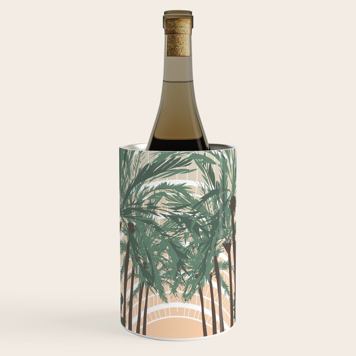 Palm Trees in Valencia, Spain Wine Chiller Gallery Image 1