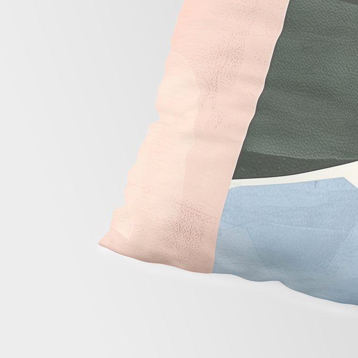 Soft Modern Abstract Shapes I Pillow Sham Gallery Image 4
