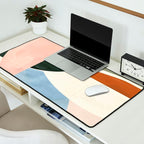 Soft Modern Abstract Shapes I Desk Mat Gallery Image 2