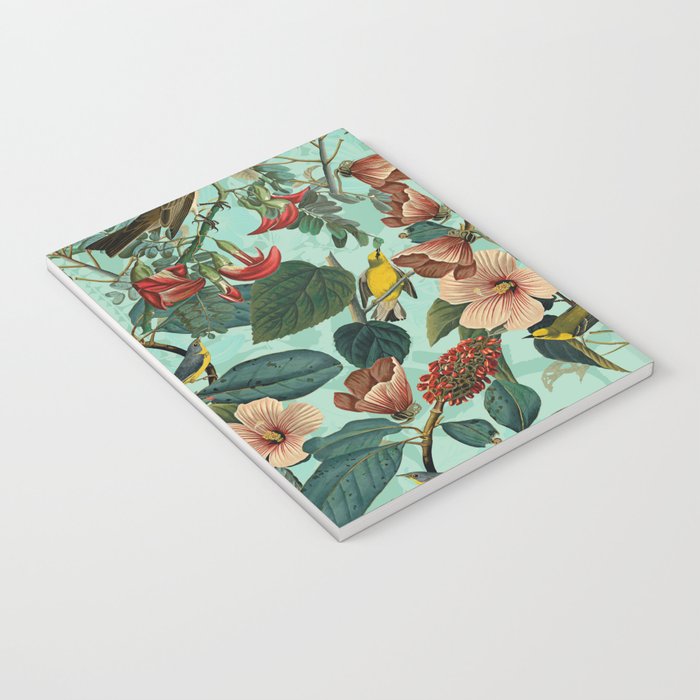 FLORAL AND BIRDS XIII Notebook Gallery Image 3