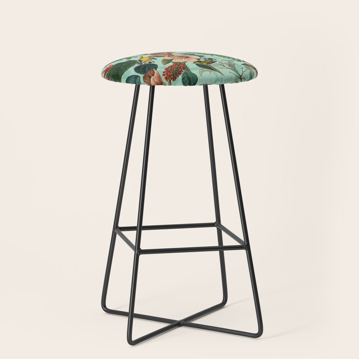 FLORAL AND BIRDS XIII Stool Gallery Image 1