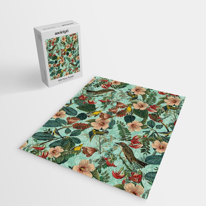 FLORAL AND BIRDS XIII Jigsaw Puzzle Gallery Image 2