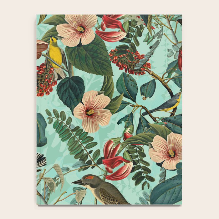 FLORAL AND BIRDS XIII Notebook Gallery Image 4