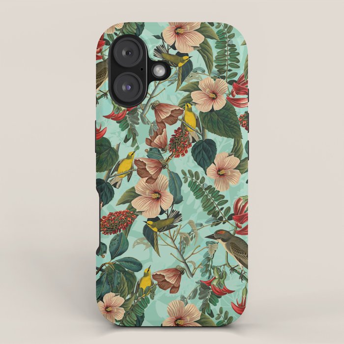 FLORAL AND BIRDS XIII iPhone Case Gallery Image 1