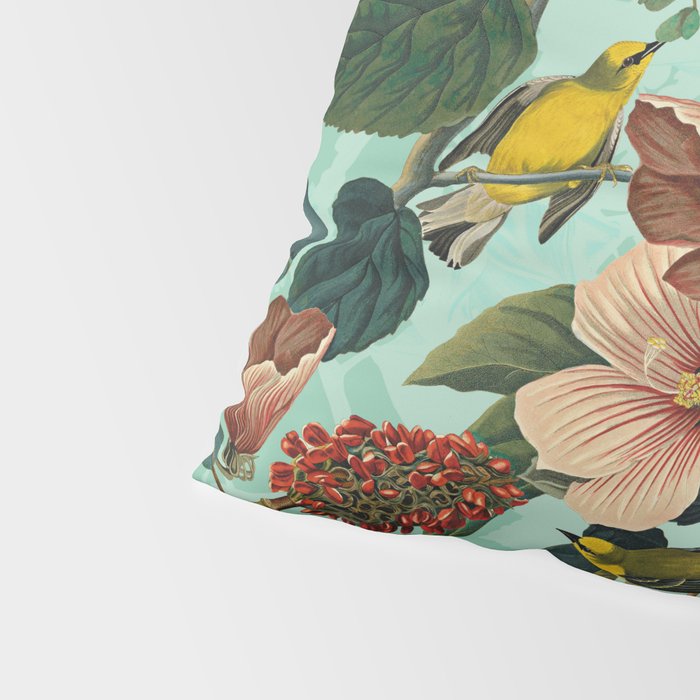 FLORAL AND BIRDS XIII Pillow Sham Gallery Image 4