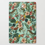 FLORAL AND BIRDS XIII Cutting Board Gallery Image 1