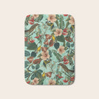 FLORAL AND BIRDS XIII Bath Mat Gallery Image 1