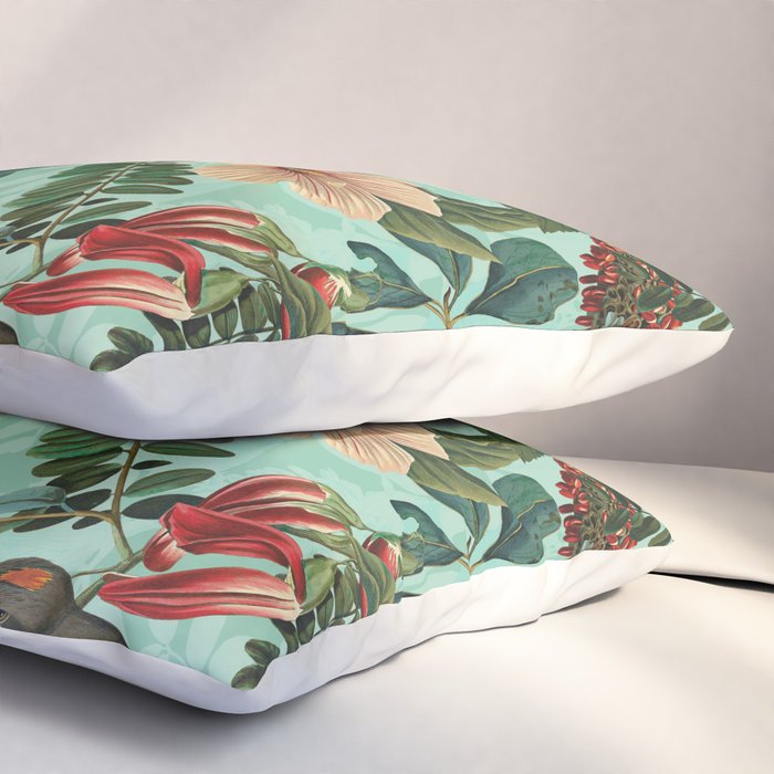 FLORAL AND BIRDS XIII Pillow Sham Gallery Image 3