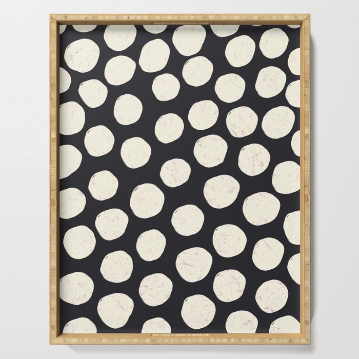 Spotty in Black Serving Tray Gallery Image 1