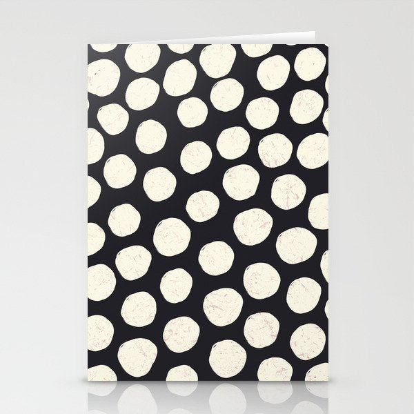 Spotty in Black Stationery Card Gallery Image 2