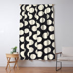 Spotty in Black Window Curtain Gallery Image 5