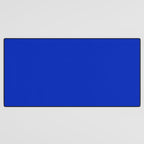 ROYAL BLUE Solid Color Plain Bold  Vibrant Blue Shade  Desk Mat Gallery Image 3