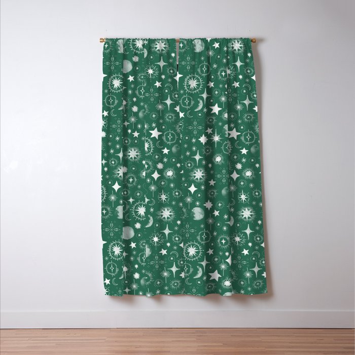 Greenish stellar S Window Curtain Gallery Image 3