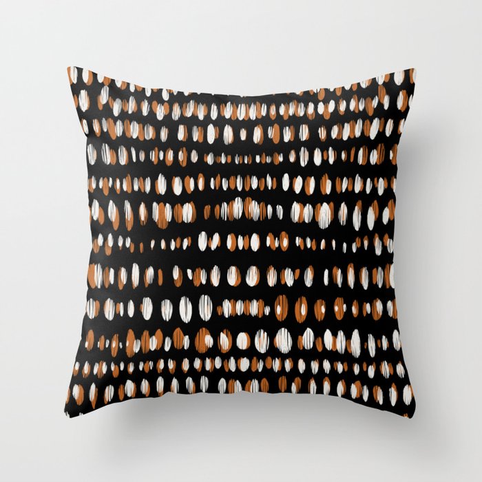 Black Forest dots Throw Pillow Gallery Image 6