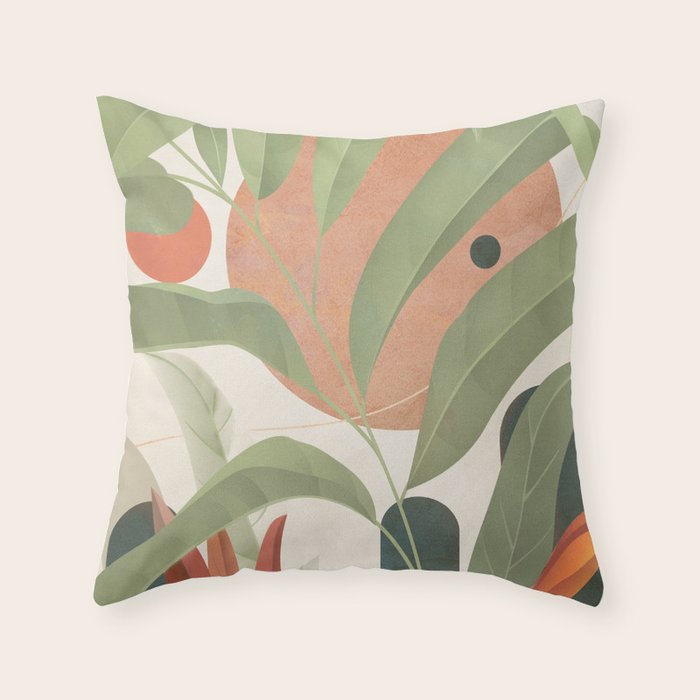Elegant Shapes 22 Throw Pillow Gallery Image 6