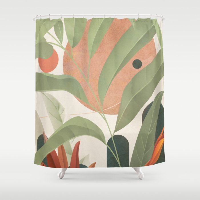 Elegant Shapes 22 Shower Curtain Gallery Image 1