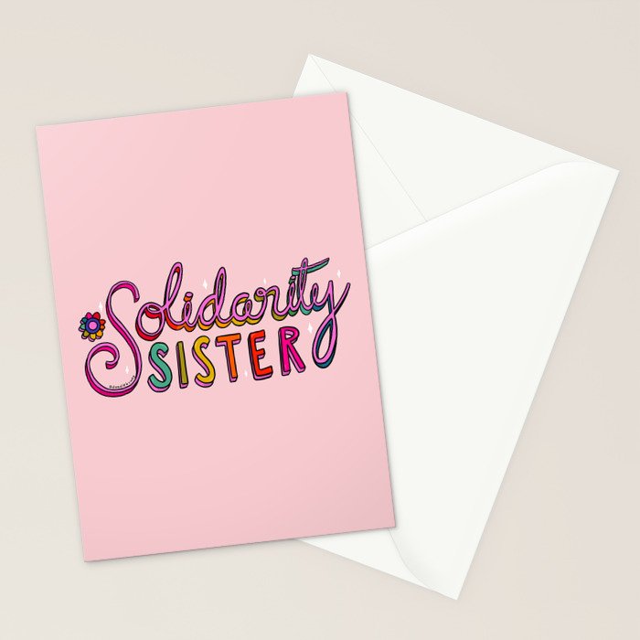 Solidarity Sister Stationery Card Gallery Image 2