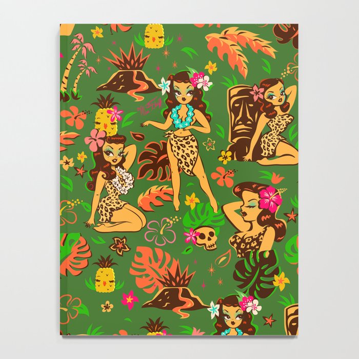 Tiki Temptress on Green Notebook Gallery Image 4