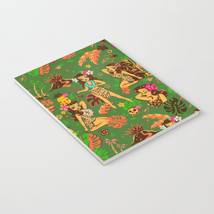 Tiki Temptress on Green Notebook Gallery Image 3
