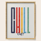 CHILL OUT! modern type Serving Tray Gallery Image 1