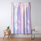 Unicorn Pastel Clouds #1 #decor #art #society6 Window Curtain Gallery Image 5