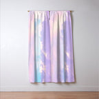 Unicorn Pastel Clouds #1 #decor #art #society6 Window Curtain Gallery Image 3