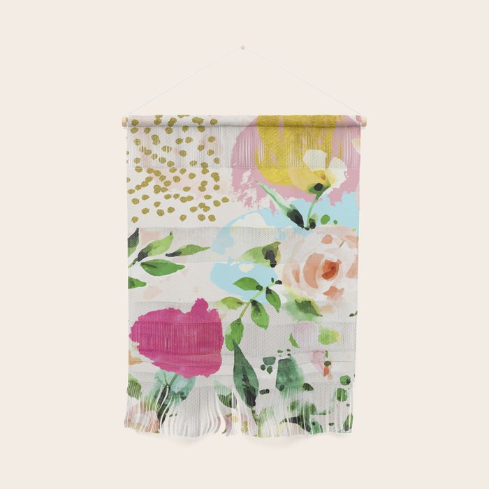 Floral Blush #society6 #decor #buyart Wall Hanging Gallery Image 1