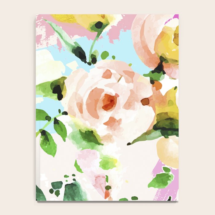 Floral Blush #society6 #decor #buyart Notebook Gallery Image 4