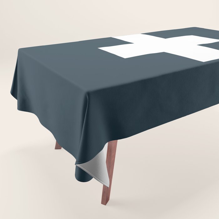 Swiss Cross Storm Tablecloth Gallery Image 1