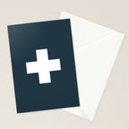 Swiss Cross Storm Stationery Card Gallery Image 2