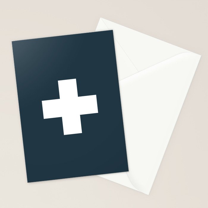 Swiss Cross Storm Stationery Card Gallery Image 2