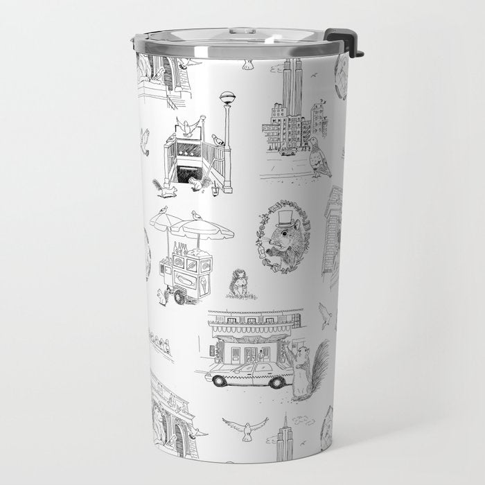 Squirrels and Pigeons take NY Travel Mug Gallery Image 2